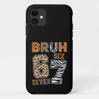 Bruh Six Seven 67 Meme Wild Animal Print Streetwea