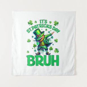 Bruh St Patricks Day Tapestry
