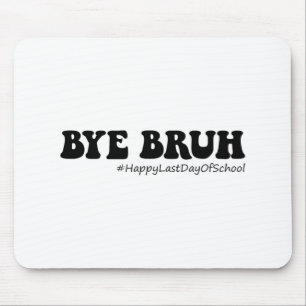 Bruh Teachers Groovy Happy Last Day Of School Summ Mouse Pad
