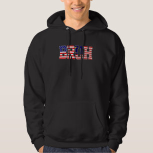 Bruh USA Malaysia Country Flag American Malaysian Hoodie
