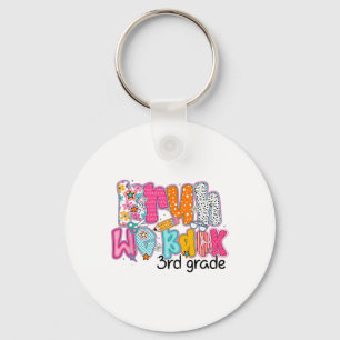 Bruh We Back 3rd Grade First Day Of School Back To Key Ring