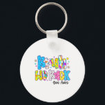 Bruh We Back Bus Aides Funny Back To School  Key Ring<br><div class="desc">Bruh We Back Bus Aides Funny Back To School</div>