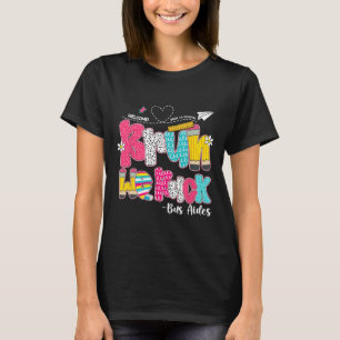 Bruh We Back Bus Aides Welcome Back To School  T-Shirt