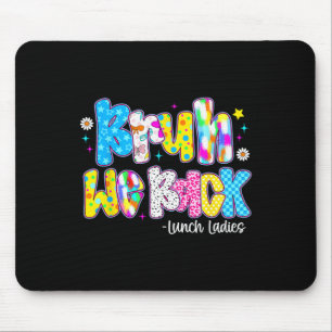 Bruh We Back Lunch Ladies Cute Back To School Mouse Pad