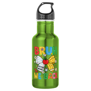 Bruh We Back Second 2nd Grade Back to School 532 Ml Water Bottle
