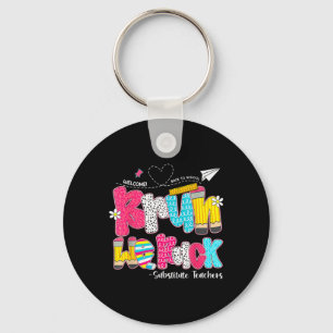 Bruh We Back Substitute Teachers Welcome Back To S Key Ring