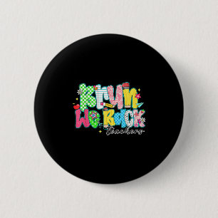 Bruh We Back Teachers First Day Of School Back To 6 Cm Round Badge