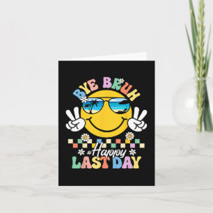Bruh We Out Happy Last Day Of School Teacher Kids  Card