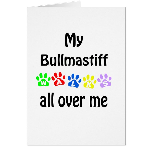 Brullmastiff Walks Design (Front)