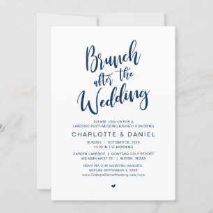Brunch After The Wedding, Elopement Celebration Invitation
