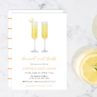 Brunch and Baby Mimosas Baby Shower Sip & See