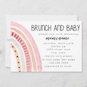 Brunch and Baby Shower Customise Invitation