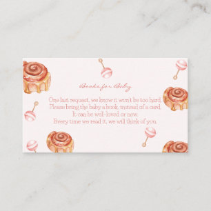 Brunch and Baby Shower Girl Enclosure Card