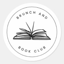 Brunch and Book Club stickers