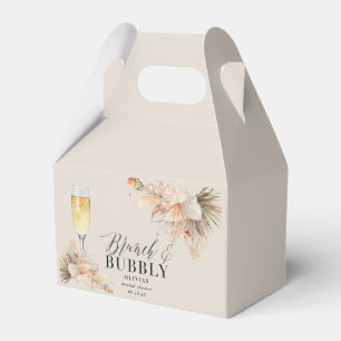 brunch and bubbly Bridal shower pampas grass  Favo Favour Box