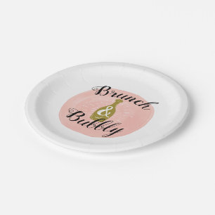 Brunch and Bubbly Bridal Shower Plates