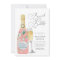 Brunch and Bubbly Champagne Bridal Shower Invitati