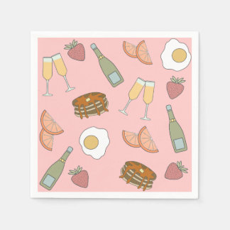 Brunch and Bubbly Cocktail Napkins