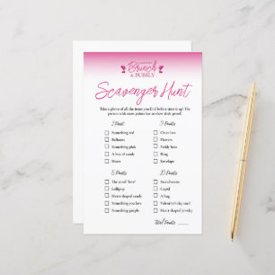 Brunch and Bubbly Galentines Scavenger Hunt Game