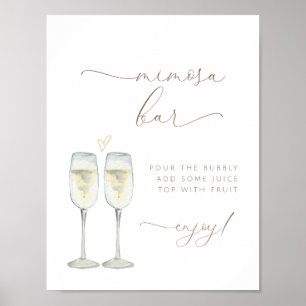 Brunch and Bubbly Mimosa Bar Sign