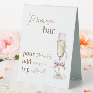 Brunch and Bubbly Mimosa Bar Sign 8x10