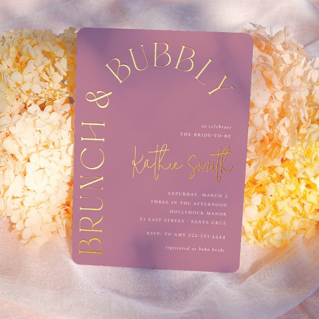 Brunch & Bubbly Bold Floral Arch Bridal Shower (Creator Uploaded)