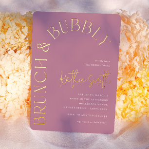 Brunch & Bubbly Bold Floral Arch Bridal Shower