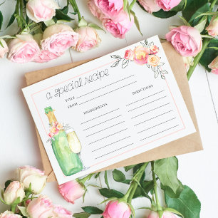 Brunch & Bubbly Bridal Brunch Recipe Card