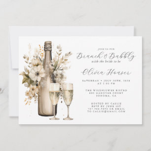 Brunch & Bubbly Bridal Shower Invitation
