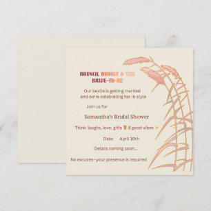 Brunch & Bubbly Bridal Shower Invitation – Elegant