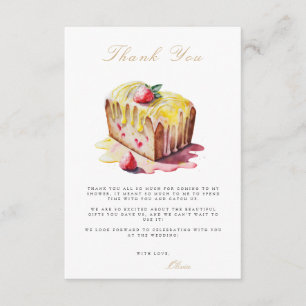 Brunch & Bubbly Bridal Shower Thank You Card