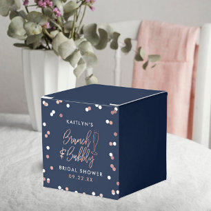 Brunch & Bubbly Confetti Bridal Shower Favour Box