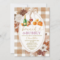 Brunch & Bubbly Fall Cocktail Bridal Shower