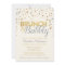 Brunch & Bubbly Glitter Bridal Shower Invitation