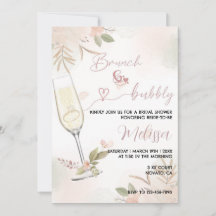 Brunch & Bubbly Invitation