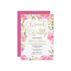 Brunch & Bubbly Pink and Gold Floral Bridal Shower