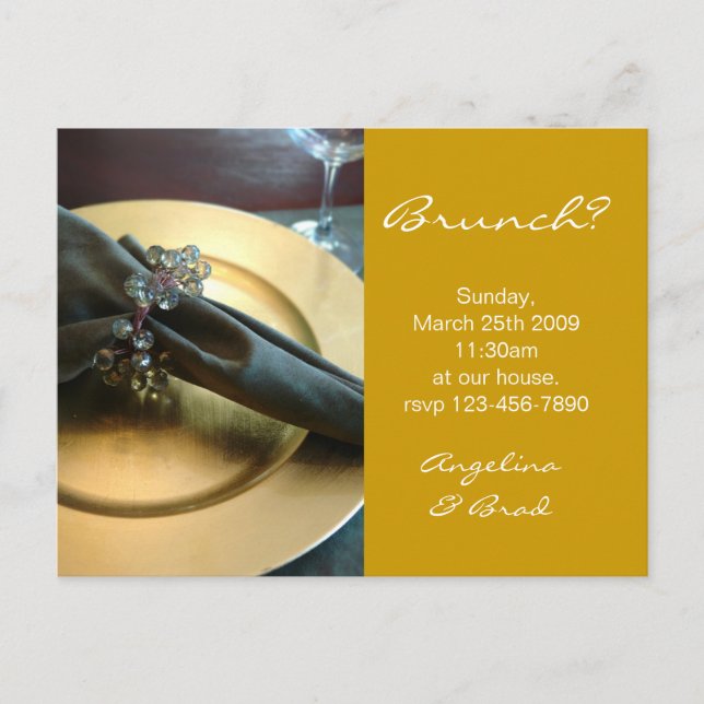 Brunch Invitation (Front)