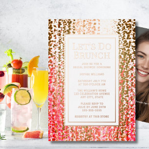 Brunch Invite Bridal Birthday Baby Custom Elegant
