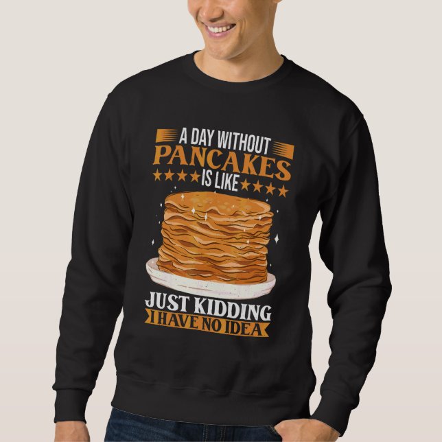 Brunch Outfit  Pancake Costume  Breakfast  Pancake Sweatshirt (Front)