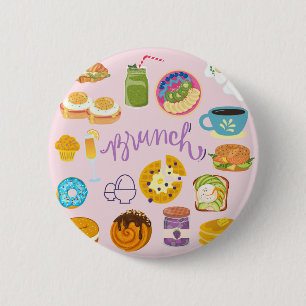 Brunch Squad 6 Cm Round Badge