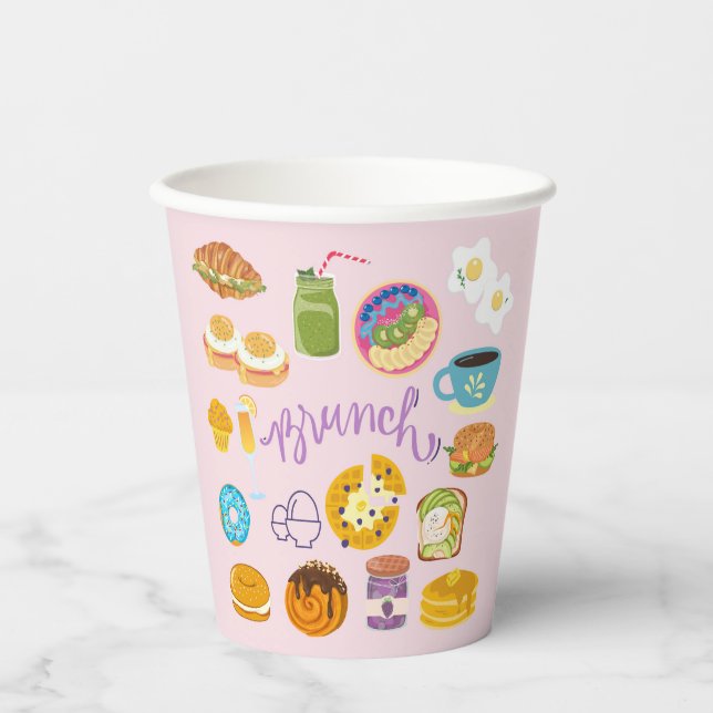 Brunch Squad Paper Cups (Front)