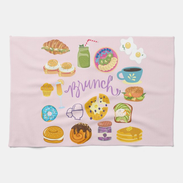 Brunch Squad Tea Towel (Horizontal)