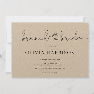 Brunch with the Bride Shower Invitation