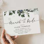 Brunch with the Bride Winter Shower Invitation<br><div class="desc">This Brunch with the Bride Bridal Shower invitation is perfect to celebrate the bride to be or a bride that has already eloped. Customise with your information for the bride to be.</div>