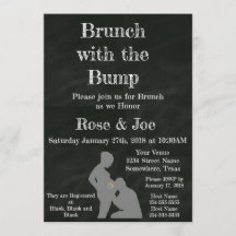 Brunch With the Bump chalkboard