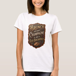 BRUNCH WITHOUT CHAMPAGNE IS JUST A SAD BREAKFAST T-Shirt