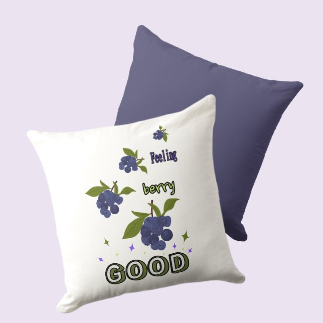 Brunches of blueberries  cushion (Creator Uploaded)