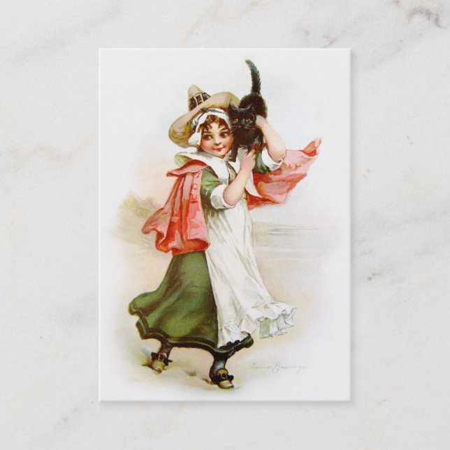 Brundage: Little Salem Witch Business Card (Front)