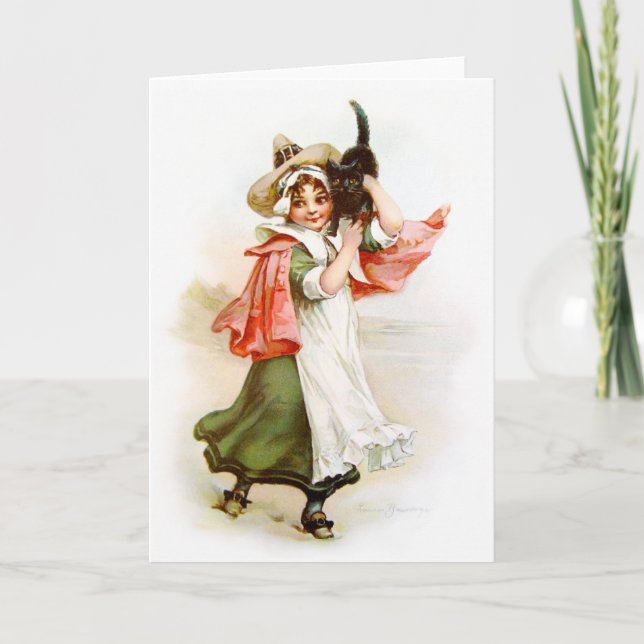 Brundage: Little Salem Witch Card (Front)