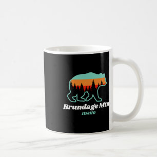 Brundage Mountain Idaho Skiing Snowboarding Bear Coffee Mug